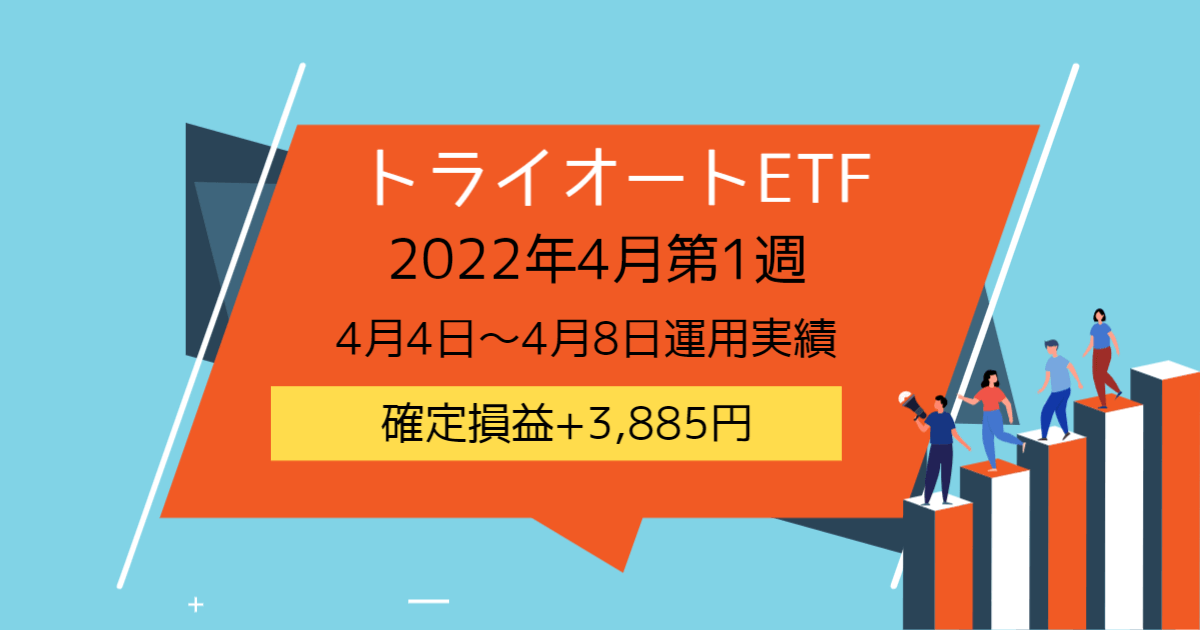 トライオートFX【2022年4月第2週】運用実績
