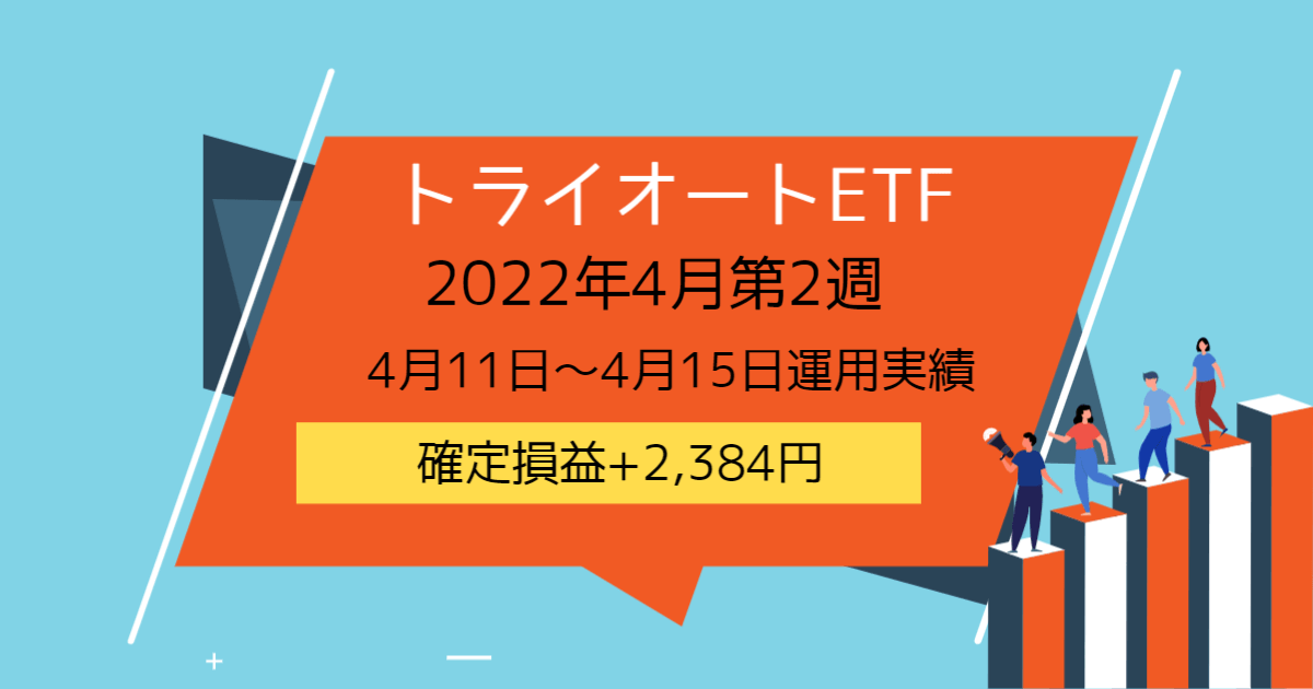 トライオートFX【2022年4月第2週】運用実績